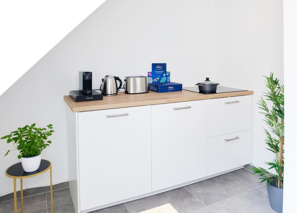 Schlossberg Residences - Xxl-Design-Apartment Mit Schlossblick Fuer Bis Zu 12 Personen ชเวทซิงเงน ภายนอก รูปภาพ